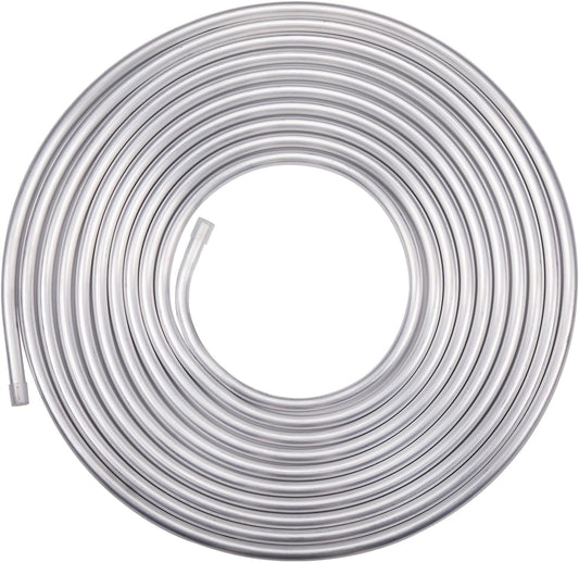1/2" OD Aluminum Hard Fuel Line Hardline Tube Tubing Coil 10 Feet Roll