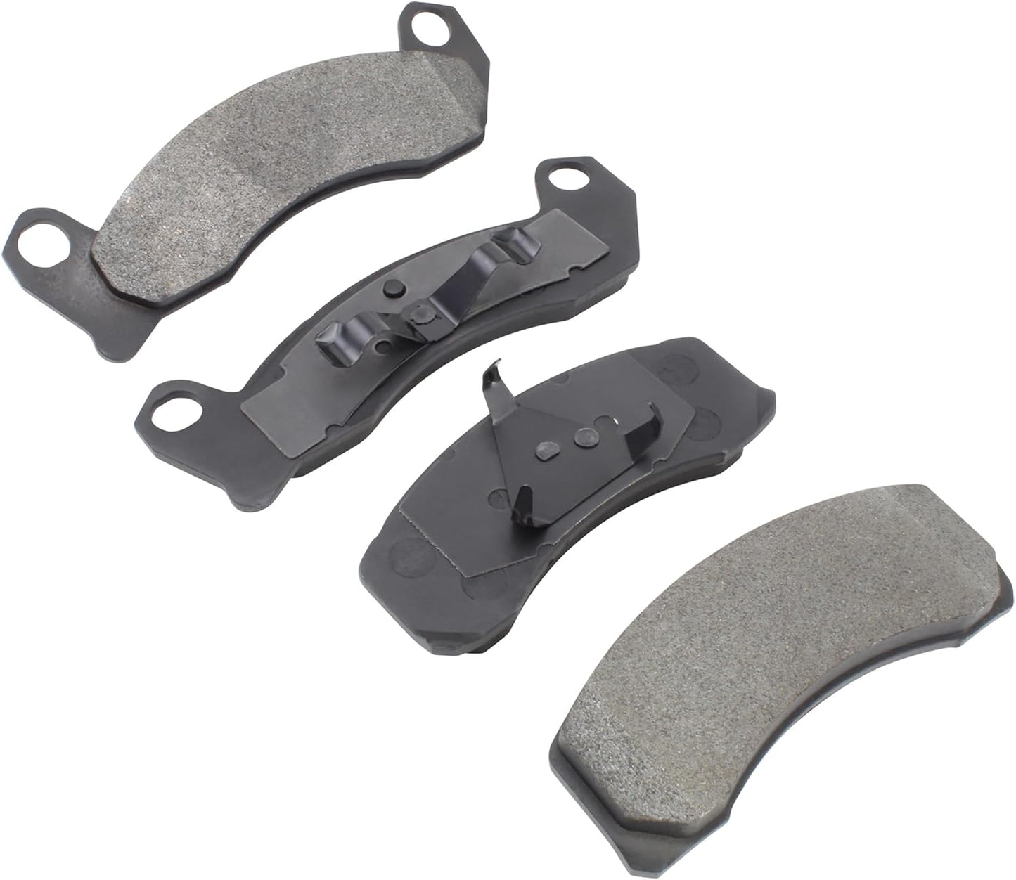 Premium Semi-Metallic Front Brake Pads (1001-0499M) Compatible with Ford Crown Victoria 1992-1994, Ford Grand Marquis 1994-1994, Ford LTD 1979-1984, Lincoln Town Car 1991-1994