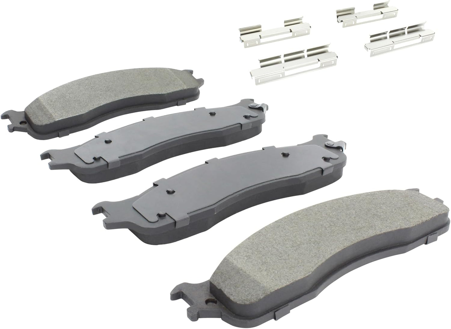 Premium Semi-Metallic Front Brake Pads (1001-0965M) Compatible with Dodge Ram 1500 2006-2008, Dodge Ram 2500 2003-2008, Dodge Ram 3500 2003-2008, Dodge Ram 4000 2005-2007