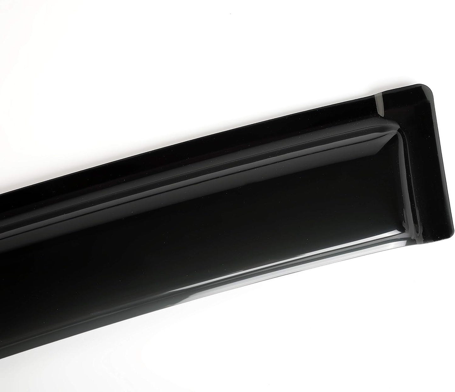 Side Window Deflector Visor Rain Guard,Outside Mount Tape-on Shatterproof Dark Smoke,4pc Window Shades fit for 2014-2022 Jeep Cherokee 94981