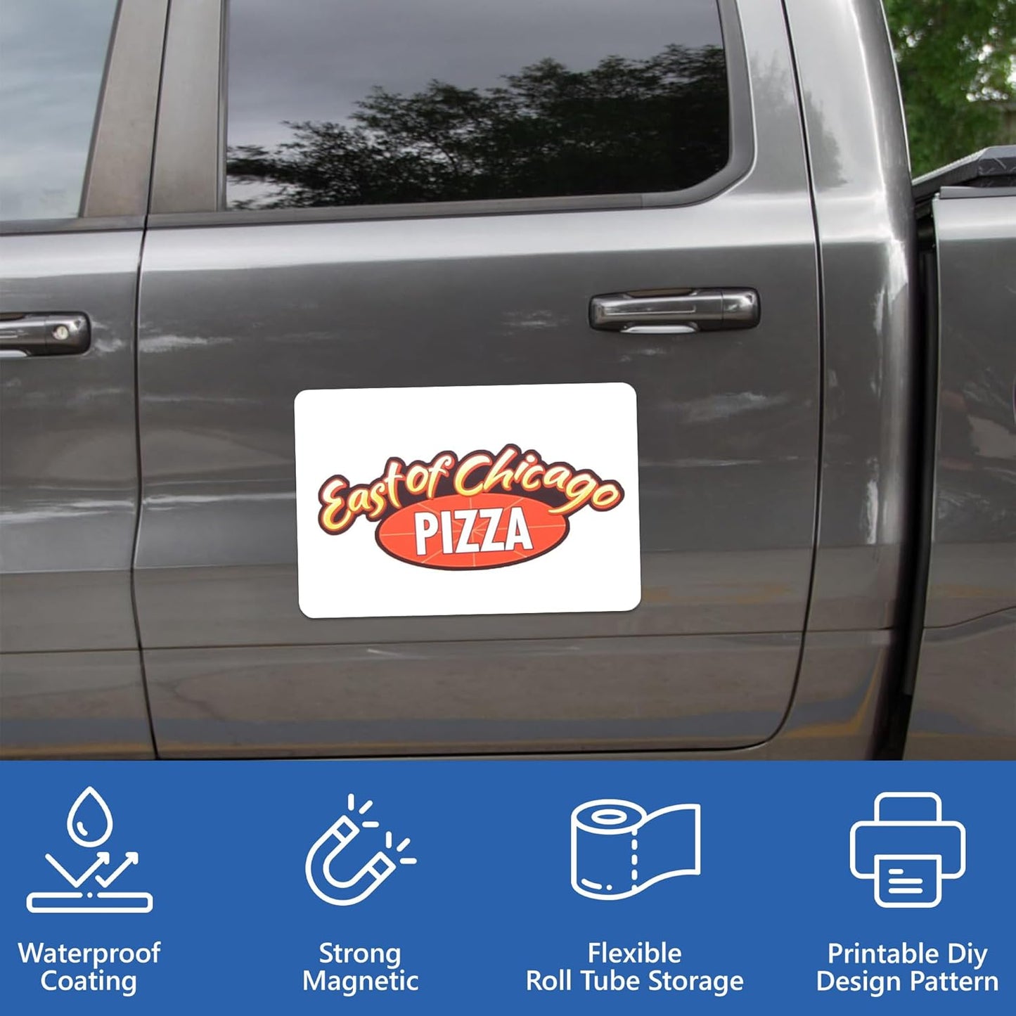 Custom Car Magnet Signs for Businesses (16"x22" Rectangle) 2 pk - Personalized Car Magnets for Advertising and Vehicle Promotion - Advertising Magnets for Cars Door - Professionally Printed