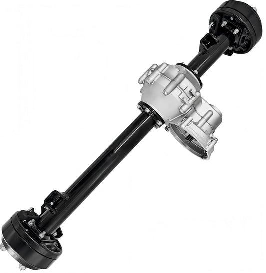 1027717-01 102771701 Rear Axle Assembly with Brake Drum 10 Teeth for 1998-Up Club Car DS & 2004-Up Club Car Precedent Electric with Graziano Transaxle