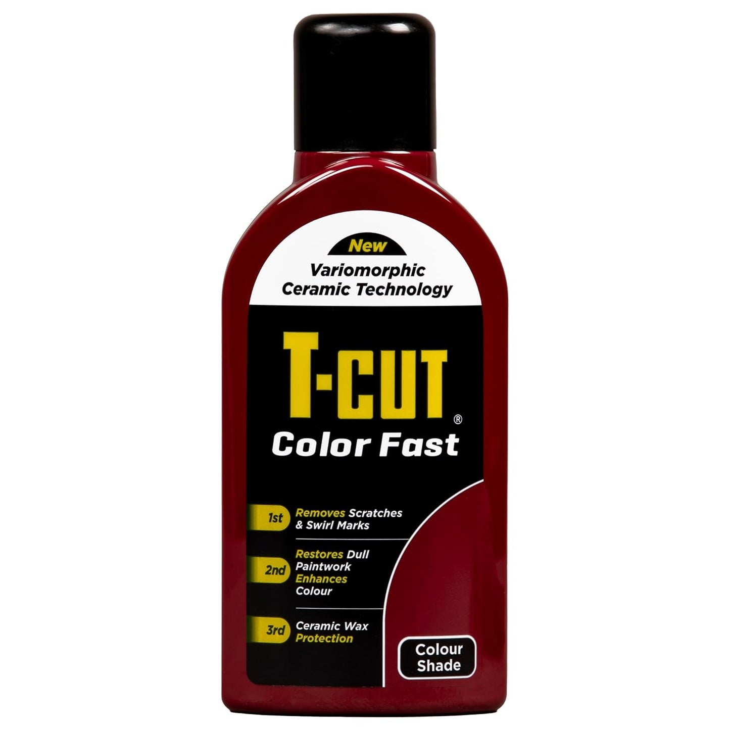 T-Cut Dark Red Scratch Remover Color Fast Paintwork Restorer Car Polish, 13 Colors Available, 17 Fl Oz