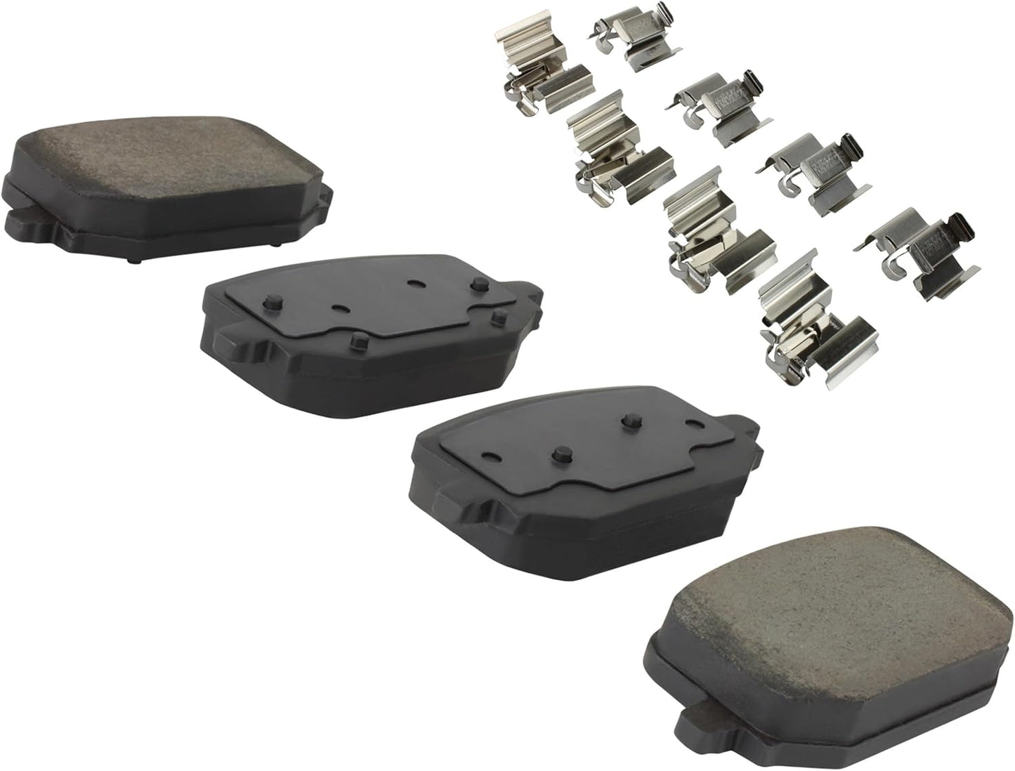 Premium Ceramic Rear Brake Pads (1001-2232C) Compatible with Ford Explorer 2020-2025, Ford Mustang 2024-2024