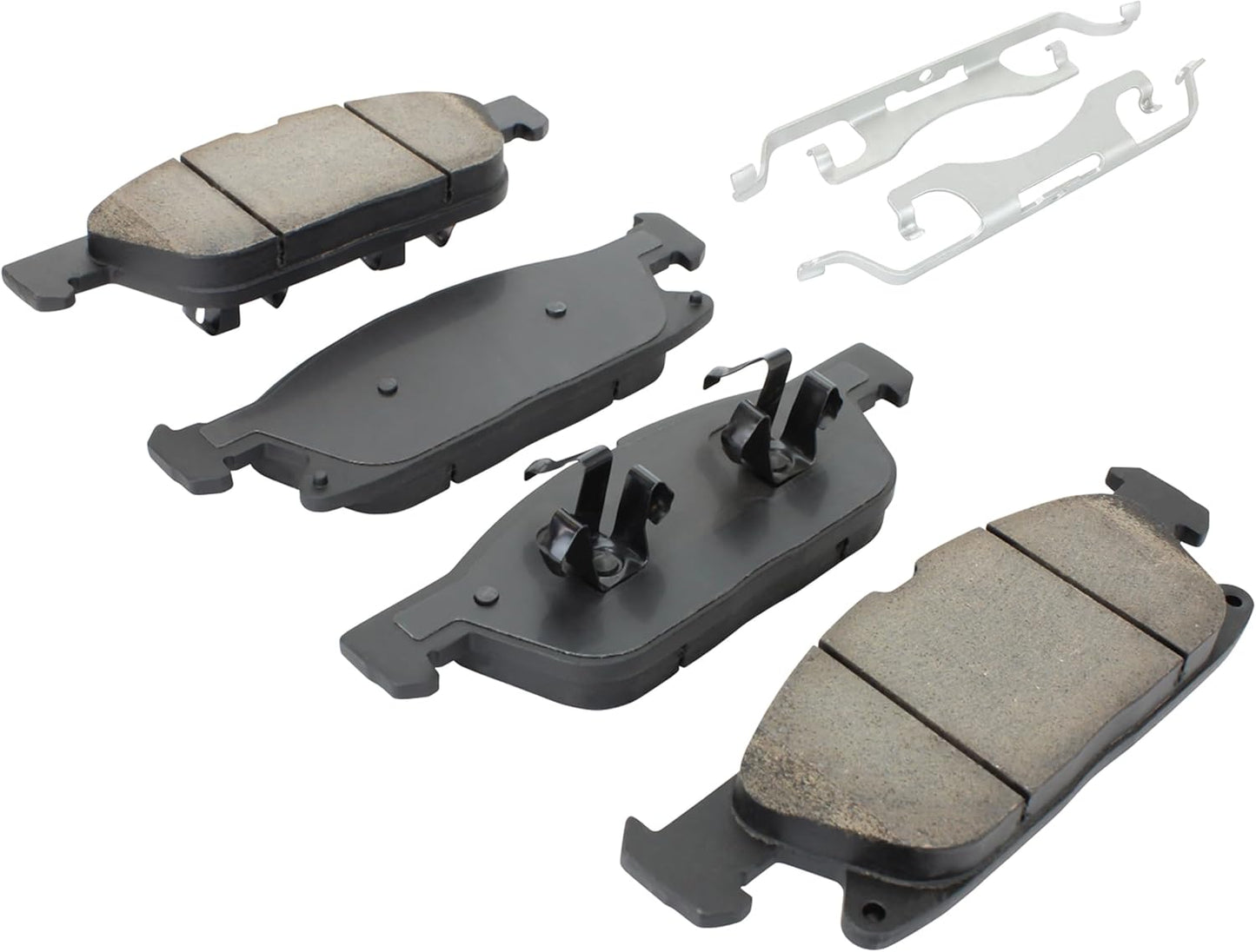 Premium Ceramic Front Brake Pads (1001-1818AC) Compatible with Ford Fusion 2017-2019, Lincoln Continental 2017-2020, Lincoln MKZ 2017-2020