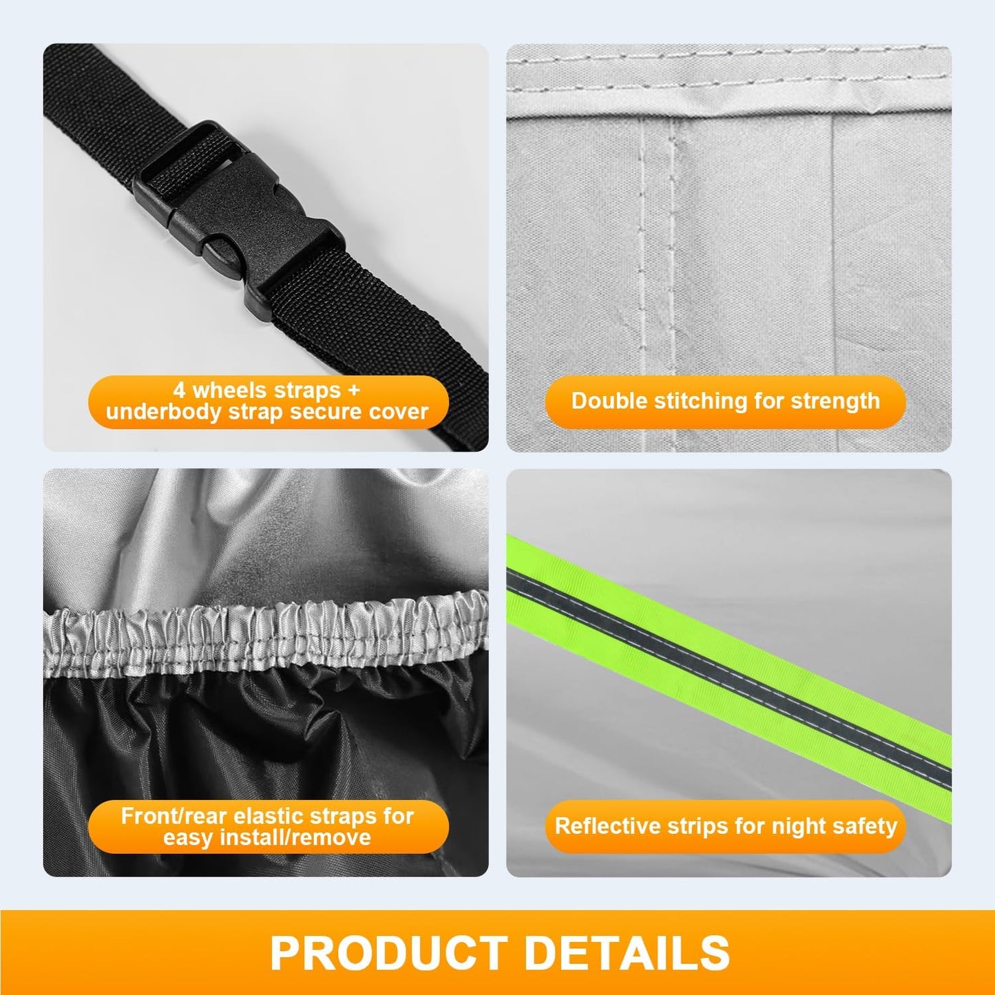 Custom Fit Car Cover for Tesla Model 3, All-Weather Protection, Anti-Scratch, Waterproof Blocks Rain/Sun/Snow/Dust