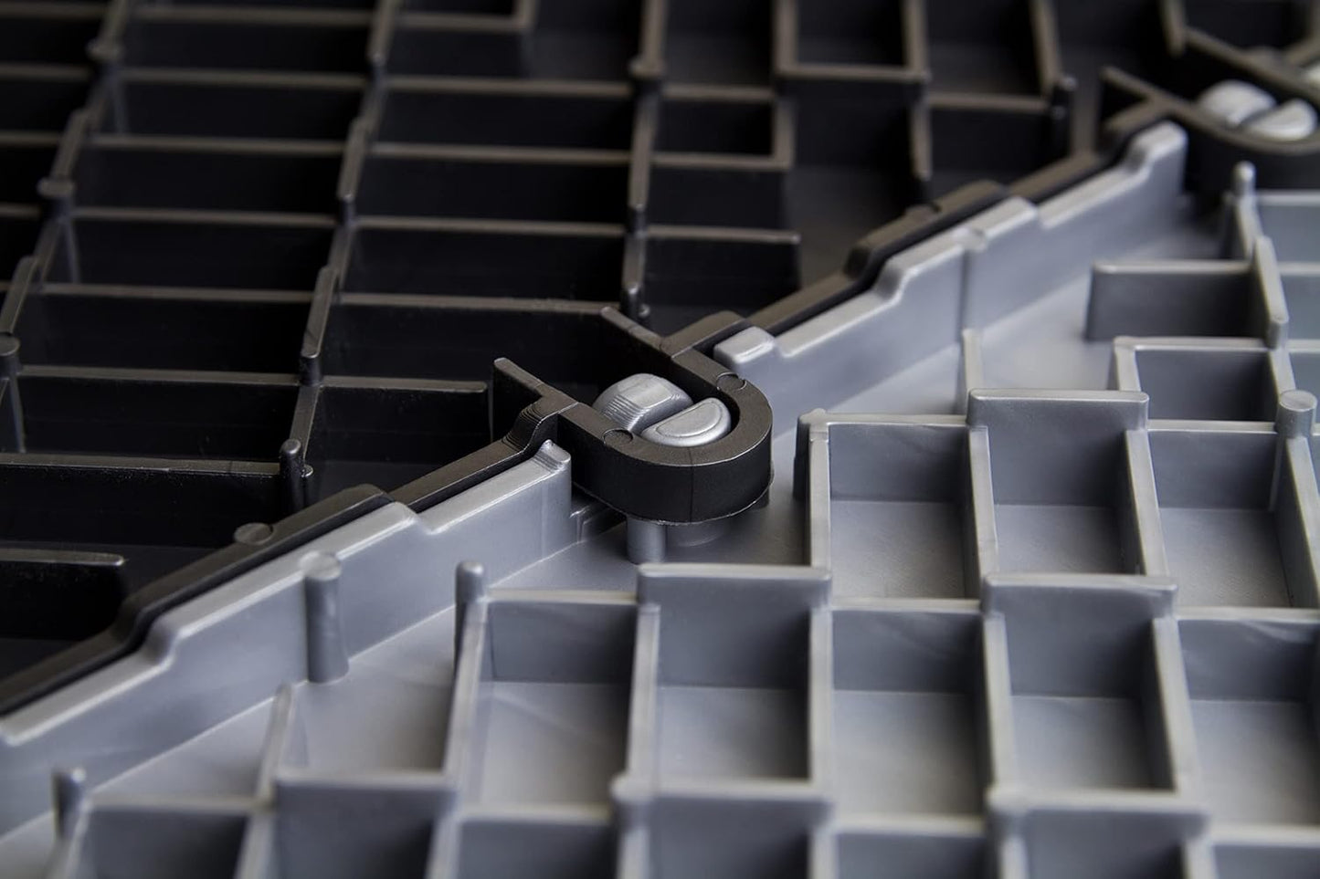 Big Floors GarageTrac Diamond, Interlocking Non-Slip Garage Flooring Tile, Durable, Modular, Heavy-Duty Copolymer, Easy Install (White, 48 Pack of 12 x 12" Tiles)