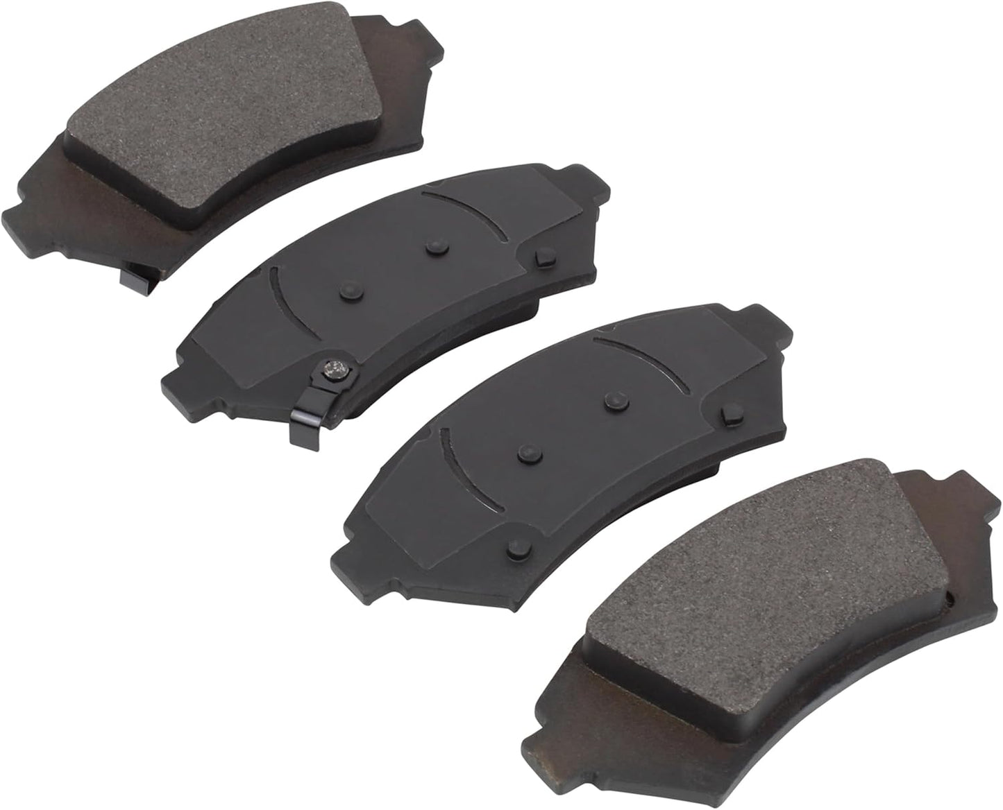 Premium Semi-Metallic Front Brake Pads (1001-1076M) Compatible with Buick LeSabre 2005, Park Avenue 2005, Cadillac DeVille 2005, Chevrolet Impala 2005, Monte Carlo 2005 & More