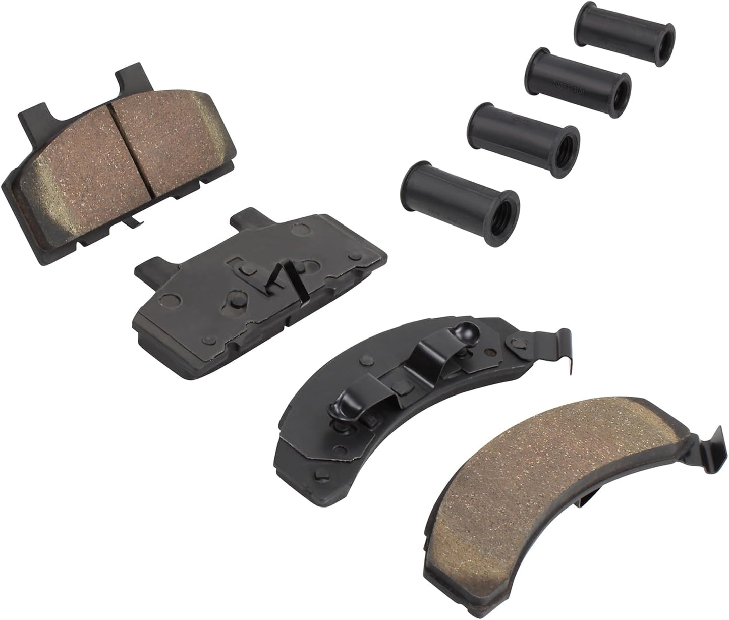 Premium Semi-Metallic Front Brake Pads (1001-0215M) Compatible with 1985-1996 Buick/Cadillac/Chevrolet/Pontiac (Bonneville/Celebrity/Century/Cutlass/Cutlass Ciera/Cutlass Cruiser & More)