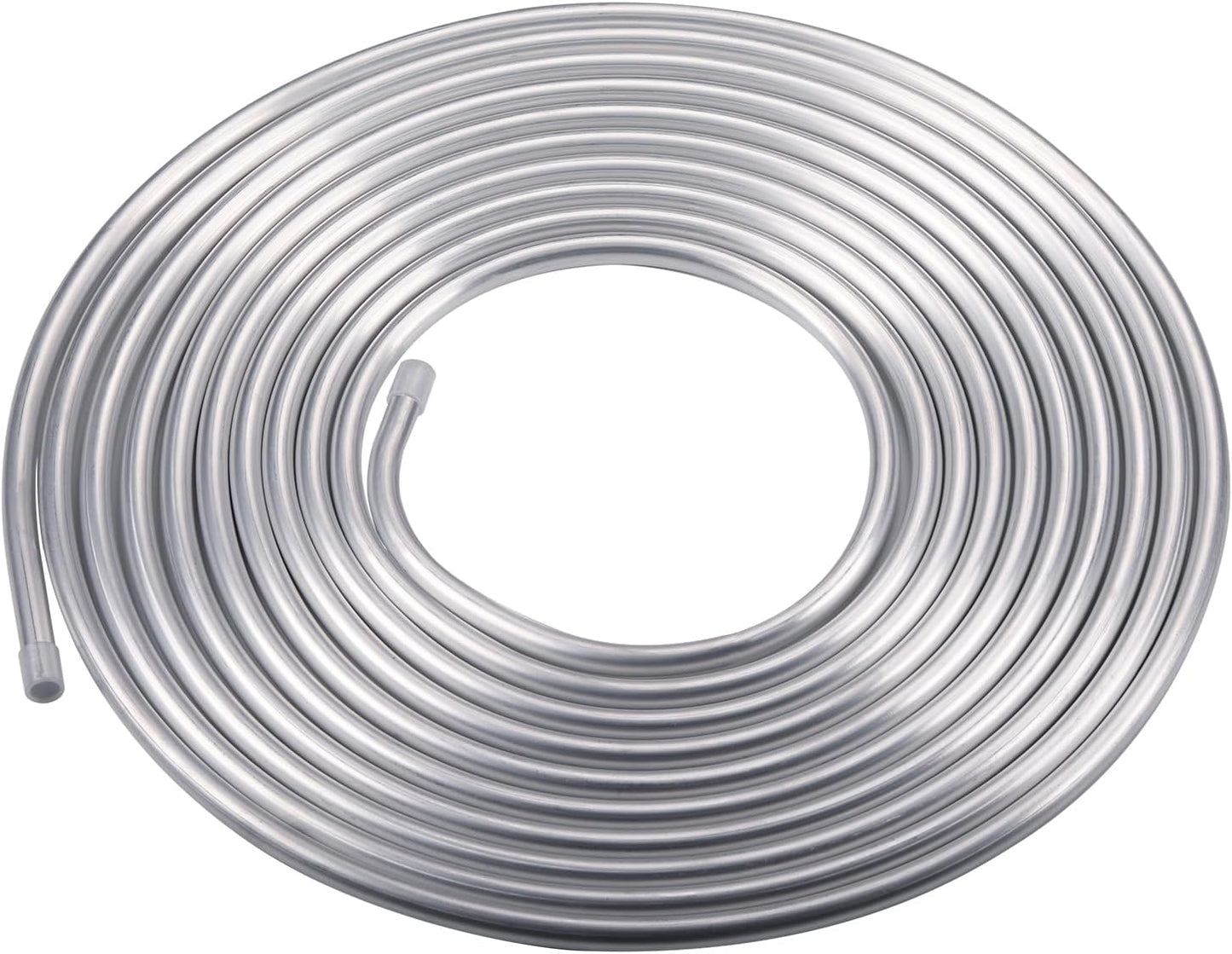 1/4" OD Aluminum Hard Fuel Line Hardline Tube Tubing Coil 10 Feet Roll