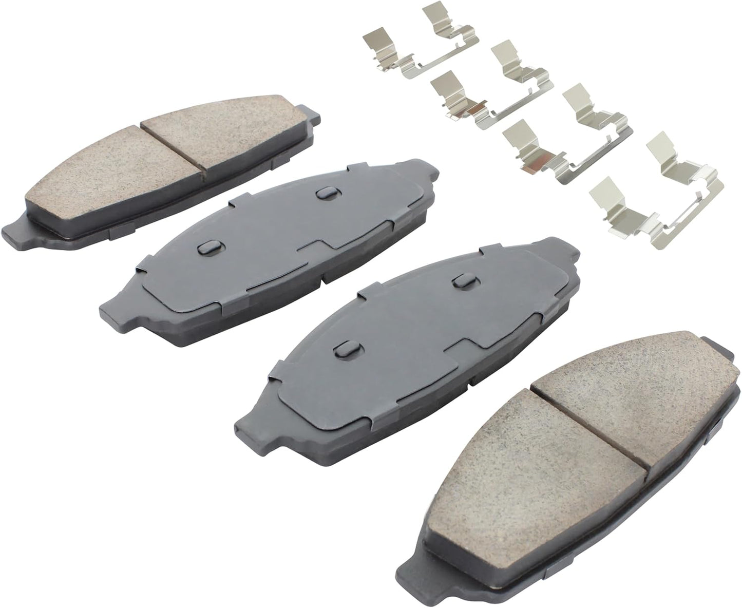 Premium Ceramic Front Brake Pads (1001-0931C) Compatible with Ford Crown Victoria 2011-2003, Grand Marquis 2004-2003, Lincoln Town Car 2011-2003, Mercury Grand Marquis 2011-2003 & More