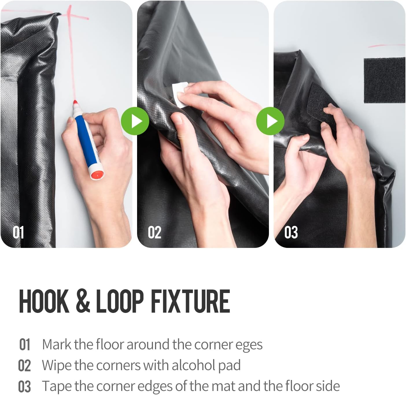 WELKIN Containment Mat,(7'9" x 18'),Non-Slip Garage Floor Mat - Heavy Duty Waterproof Protection from Snow, Rain and Mud for Cars