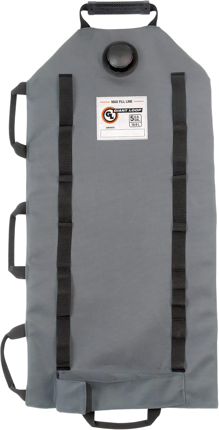 Giant Loop Armadillo Bag, Utility Bladder for Safe Transport and Storage of Powersports and Automotive Fluids, for Motorcycles, UTVs, ATVs, 5-Gallon