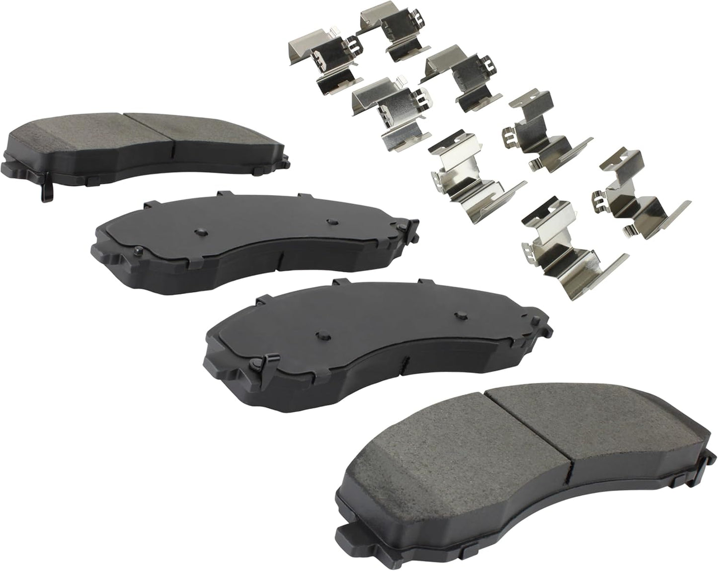 Premium Semi-Metallic Front Brake Pads (1001-2223M) Compatible with Ram 2500 2019-2024, Ram 3500 2019-2024, Ram 4000 2019-2021