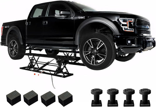 Jocisland Portable Car Lift, Capable of Lifting 7000 LBS Quick Jack with a Maximum Height of 28", Car Lifts for Home Garage and Shop