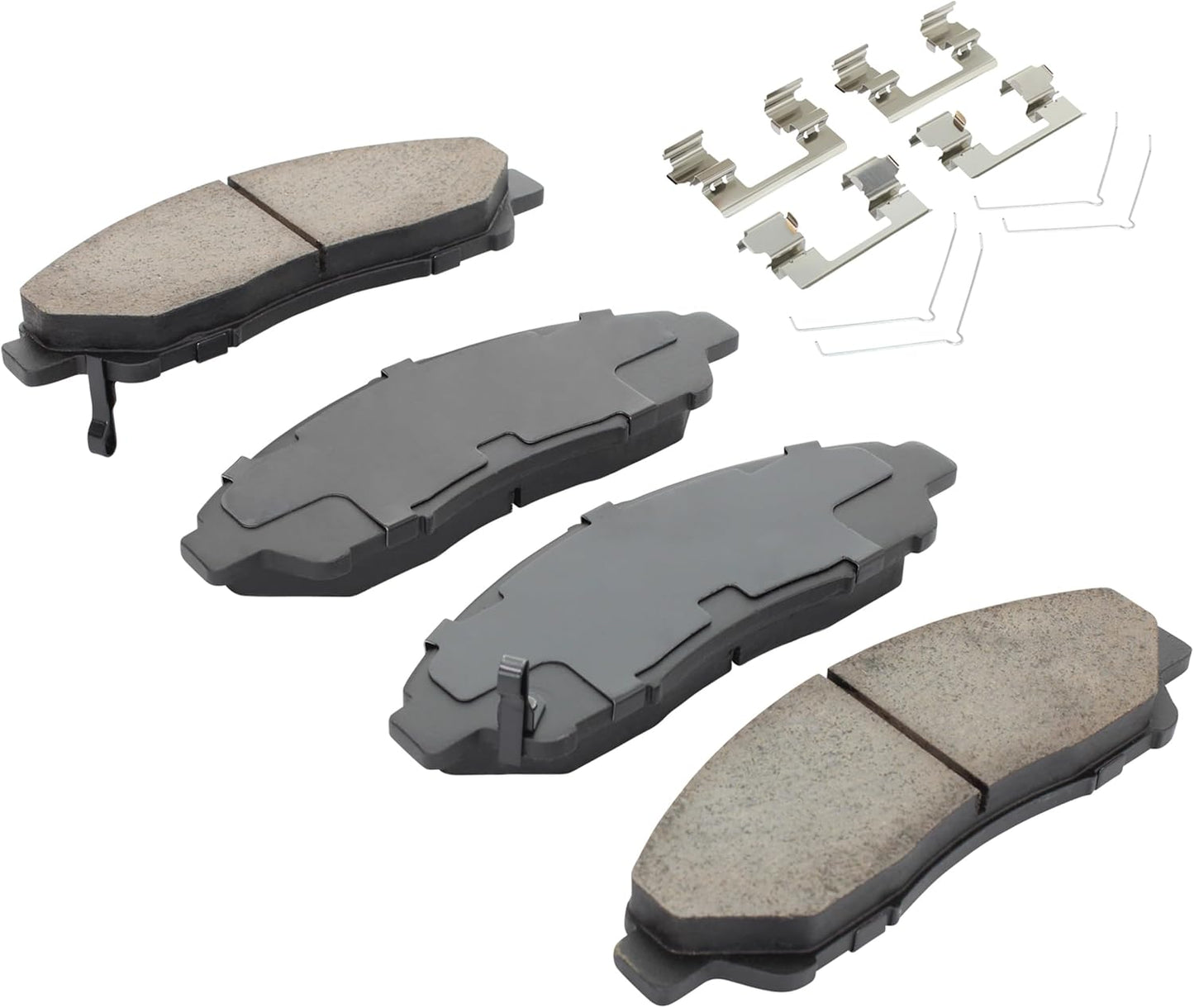 Premium Ceramic Front Brake Pads (1001-1378C) Compatible with Acura RLX 2014-2020, Honda Pilot 2009-2015