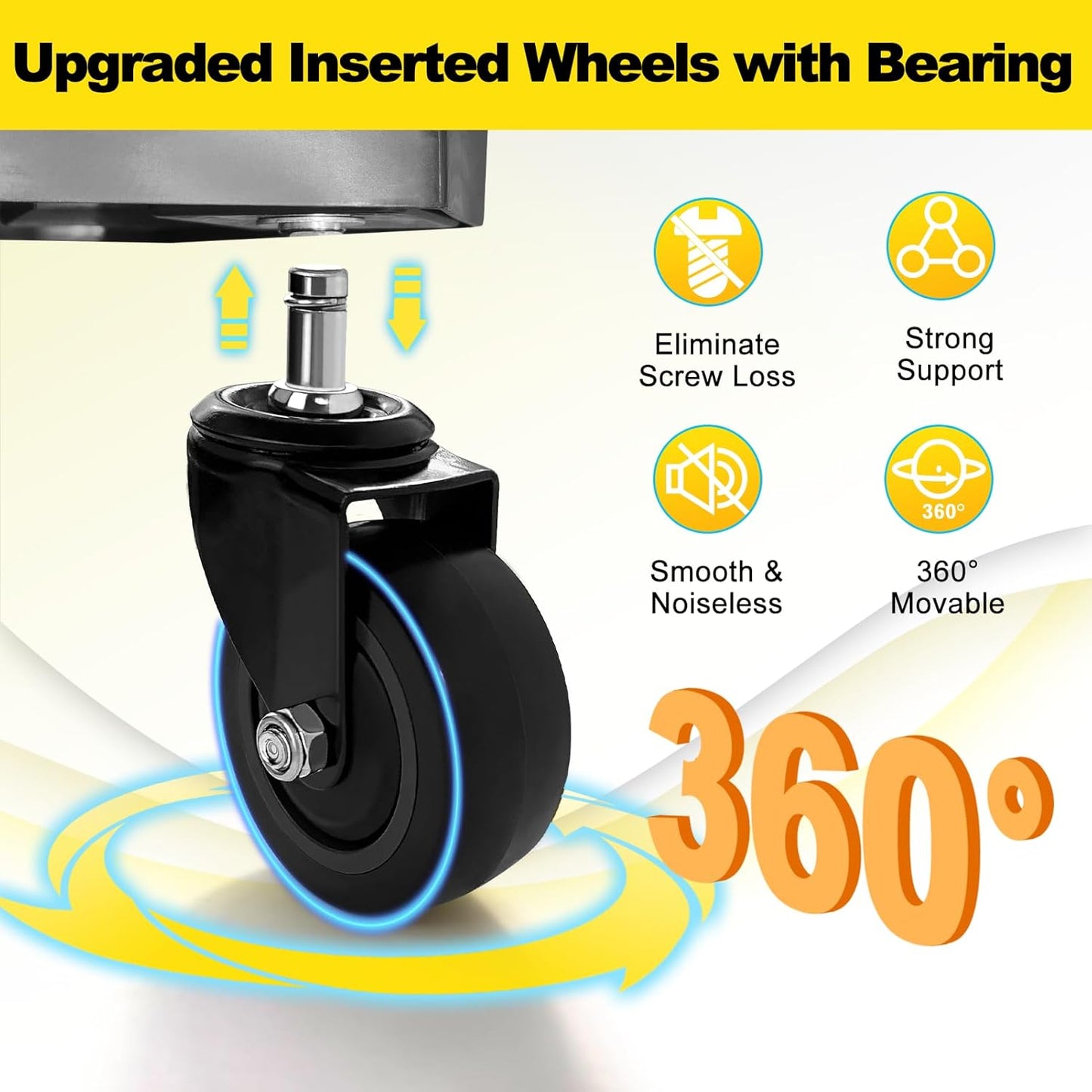 Rolling Shop Stool for Garage with Casters, DO02-Adjustable Height 360° Swivel Shop Seat with Tool Tray Storage, 330 LBS Capacity Padded Mechanic Stool, Magnetic Tool Hold, Heavy Duty, Red