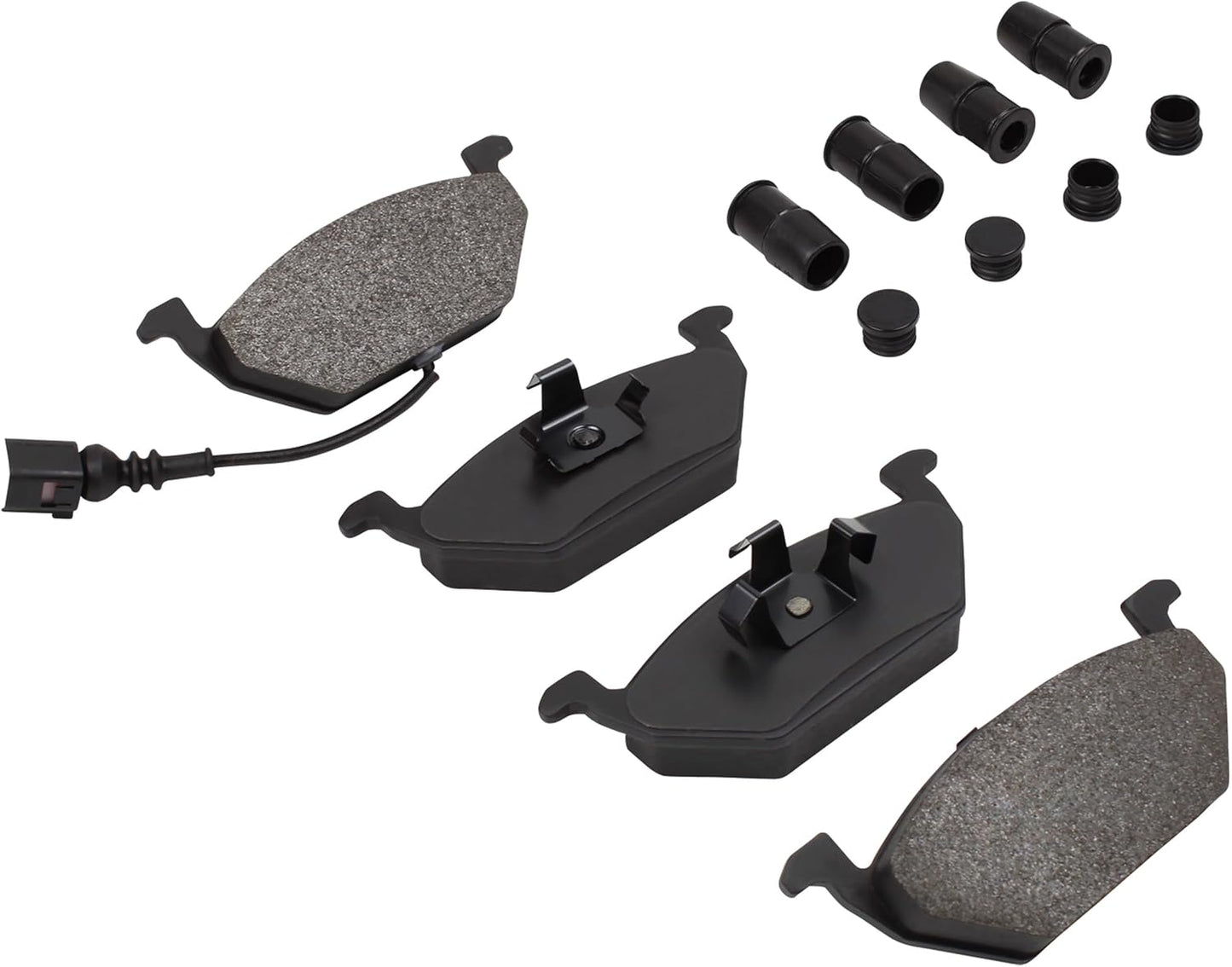 Premium Ceramic Front Brake Pads (1001-0768AC) Compatible with 1999-2014 Audi/Seat/Volkswagen (A1/Altea XL/Beetle/Golf/Golf City/Jetta/Jetta City/Leon)