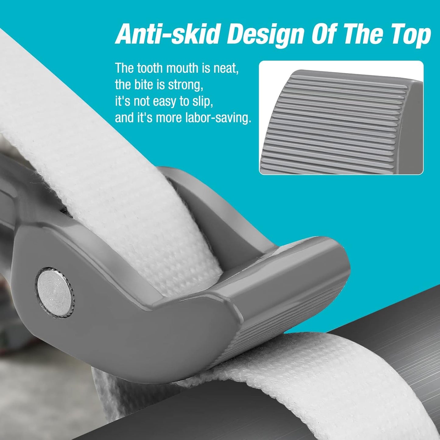 DURATECH Strap Wrench 12" Handle, Adjustable Nylon Strap Pipe Wrenches, Oil Filter Strap Opener Wrench