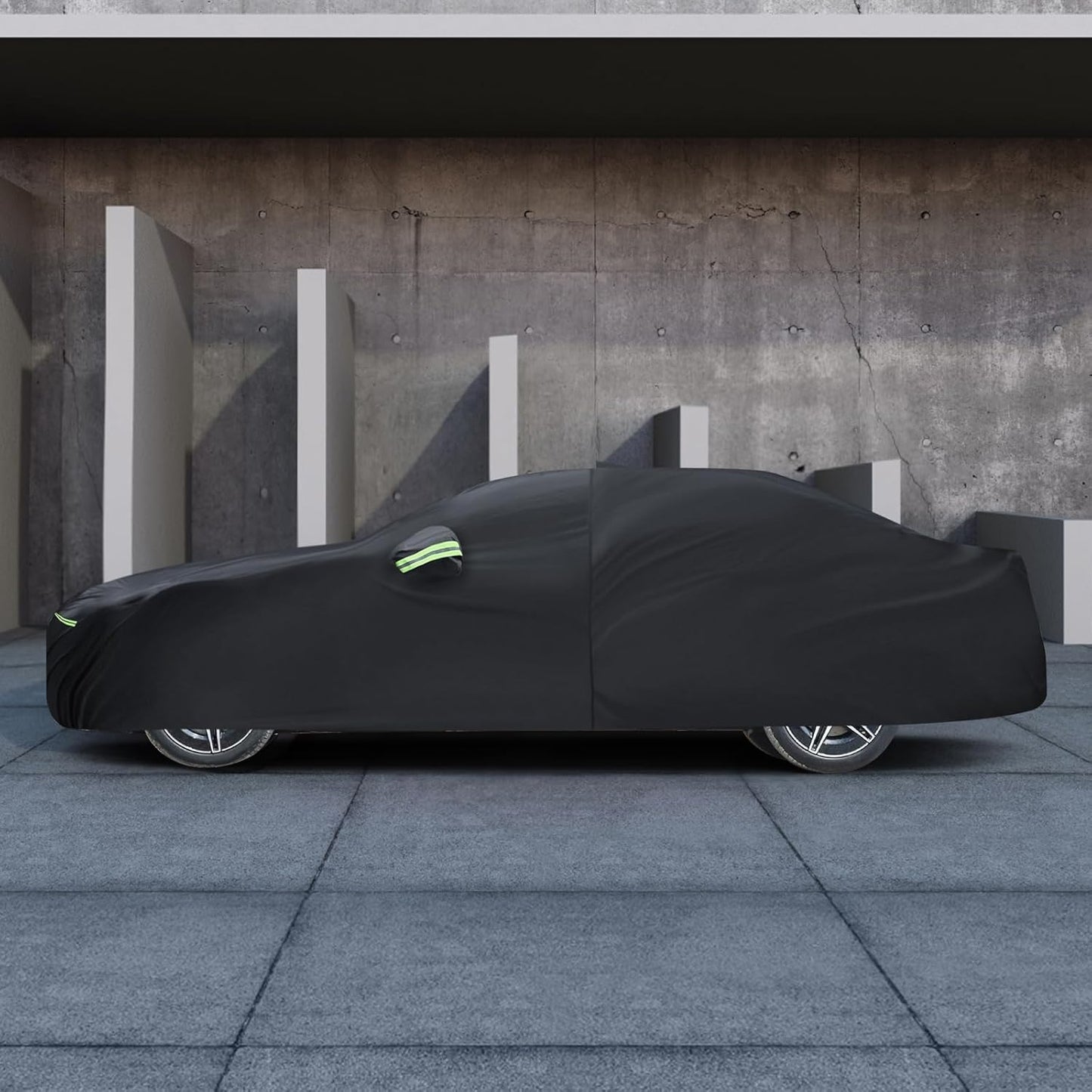 Car Cover Custom Fit for 2008-2025 Mercedes Benz C-Class C300 C350 C400 C450, Migaven Waterproof Full Exterior Cover Sun Rain Protection with Door Zipper and Cotton Lining