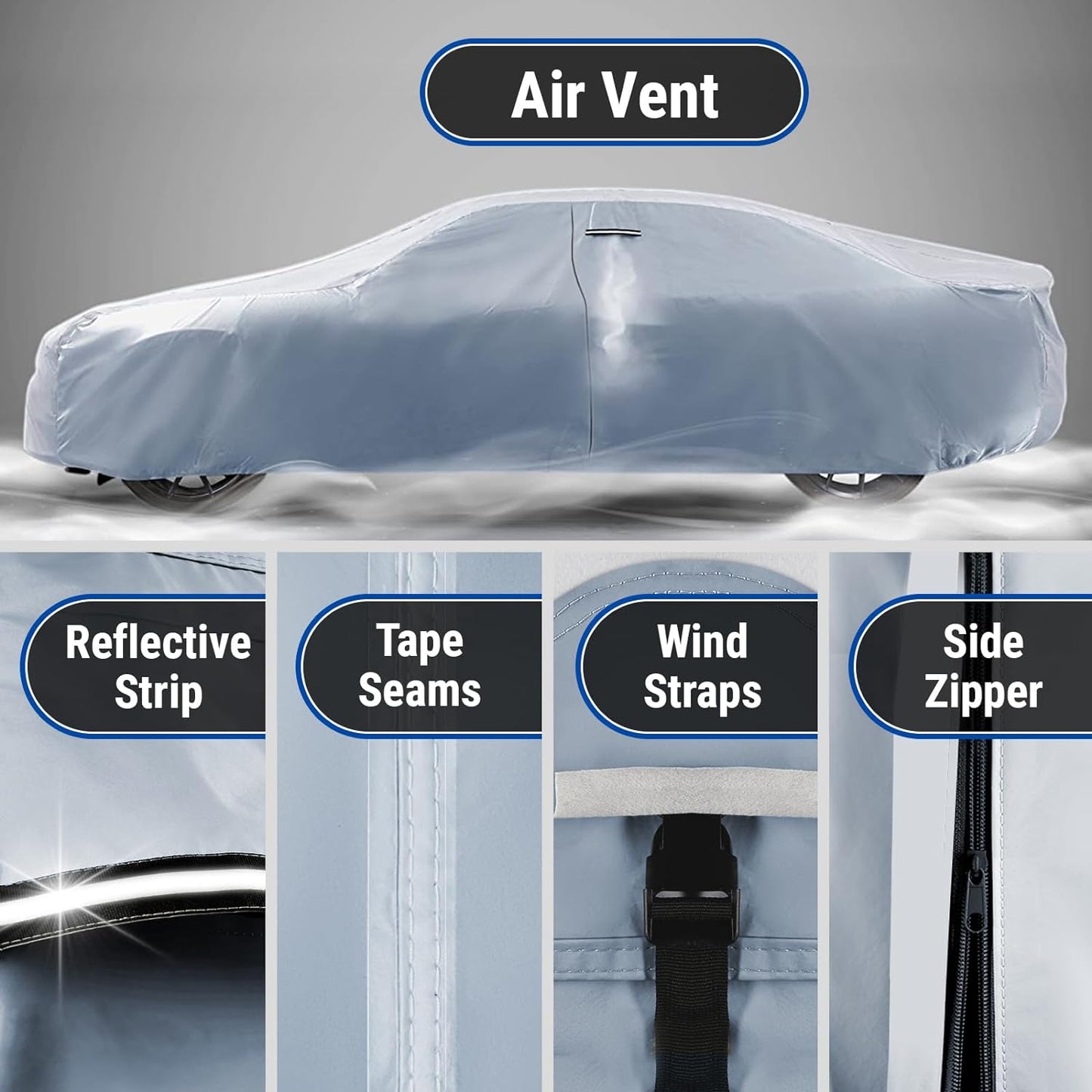 iCarCover Premium Car Cover for 1946-1948 Chevy Stylemaster Heavy Duty Waterproof All Weather Automobiles Custom Fit Indoor Outdoor UV Snow Protection Covers with Straps and Bag