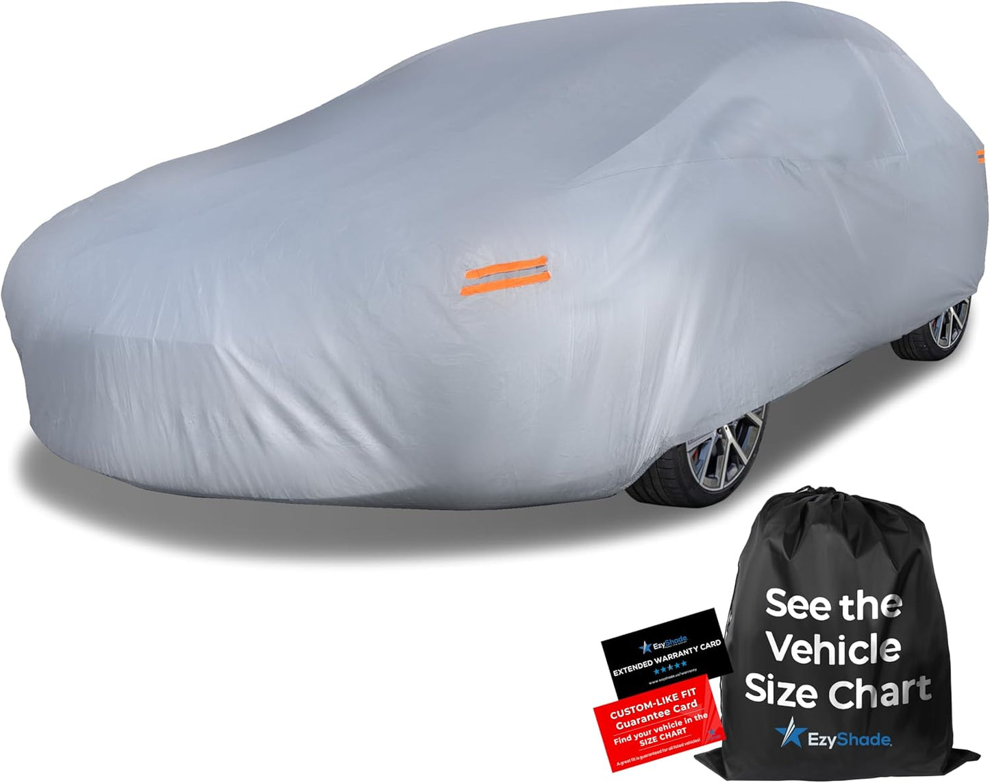 EzyShade 10-Layer Waterproof Sports Car Cover. See Vehicle Size-Chart for Accurate Fit. All Weather Full Outdoor Covers. Porsche Z4 370Z BRZ 86 TT Classic Cars Sun Snow Rain. Size C2 (See SizeChart)
