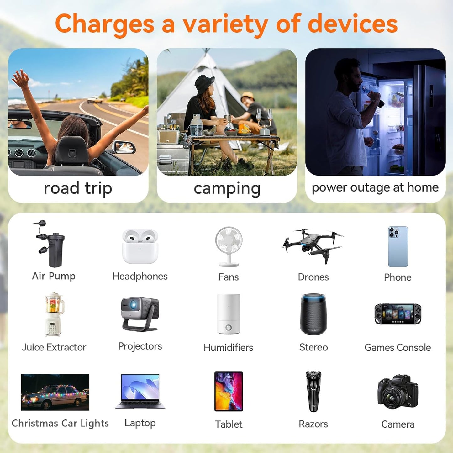 ALLWEI 300W Car Power Inverter DC 12V to 110V AC for Vehicles Converter USB-C PD65W/18W Fast Charging Ports Car Charger Adapter (Black)