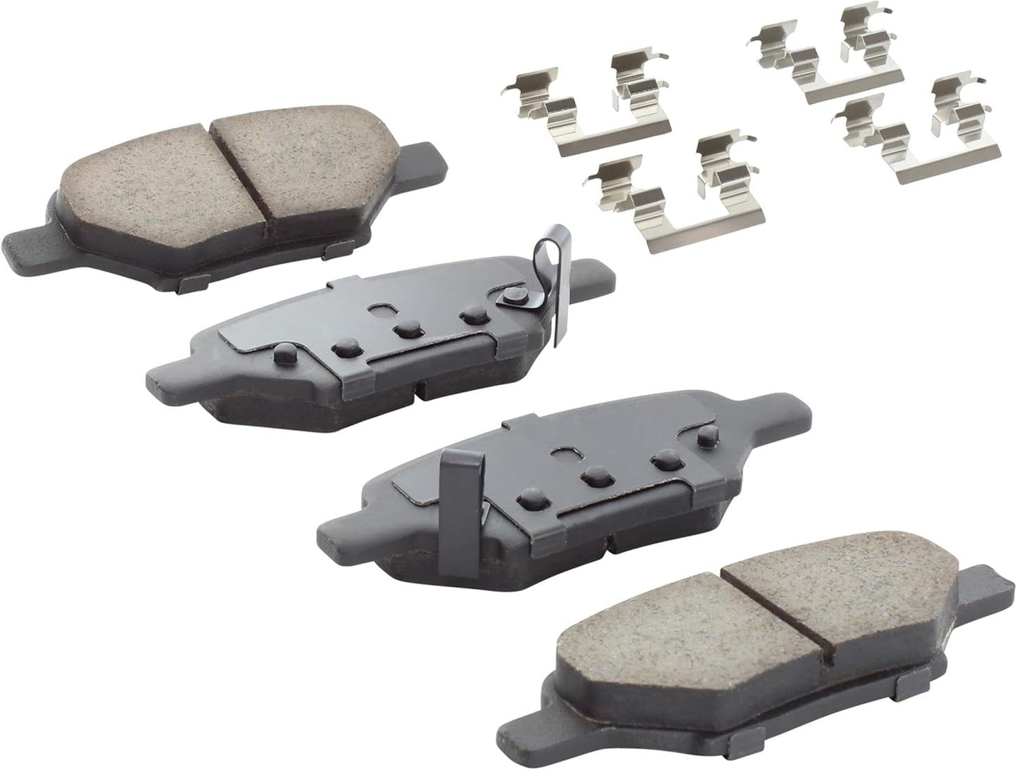 Premium Semi-Metallic Rear Brake Pads (1001-1033M) Compatible with 2004-2012 Chevrolet/Pontiac/Saturn (Aura/Cobalt/G5/G6/HHR/Ion/Malibu/Pursuit)