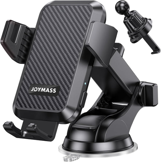 Wireless Car Charger, Phone Holders for Your Car, 15W Auto Clamping Phone Mount Car Accessories for iPhone 16 15 14 13 12 Mini Pro Max 11 XR XS, Samsung Galaxy S24 Ultra S23 S22+ Note 20, etc