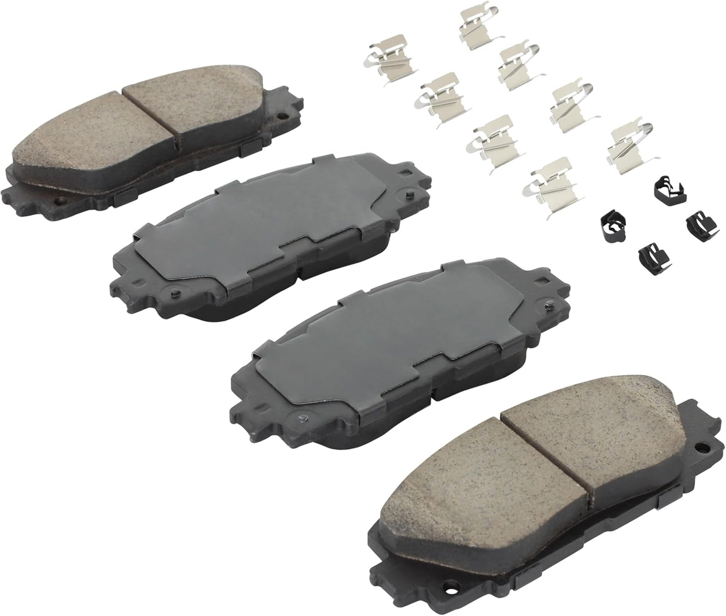 Premium Ceramic Front Brake Pads (1001-1184AC) Compatible with 2010-2023 Lexus/Toyota (Corolla/CT200h/Prius/Prius AWD-e/Prius Plug-In/Prius Prime)
