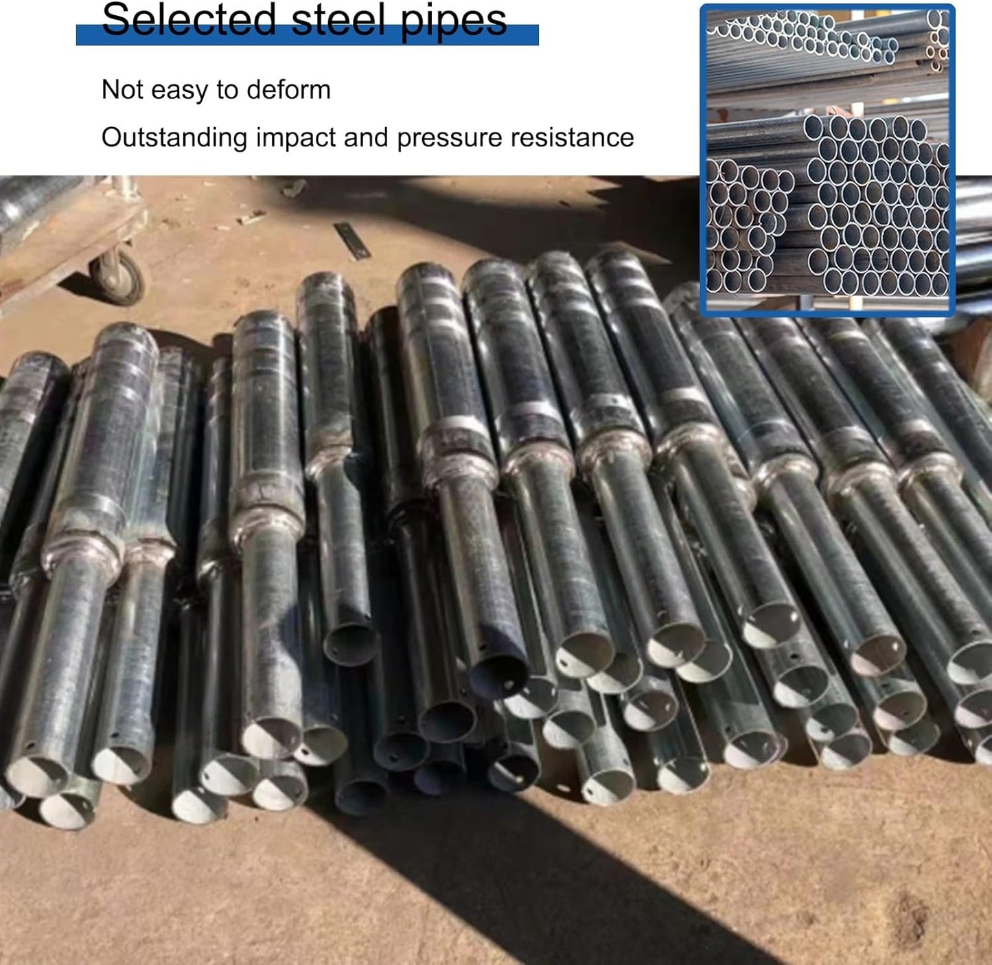 Metal Safety Bollard, Car Parking Protection Posts, Personal Garage Driveway Barrier, Crash Column Safety Warning Column, for Traffic Control(Gray (1PCS))