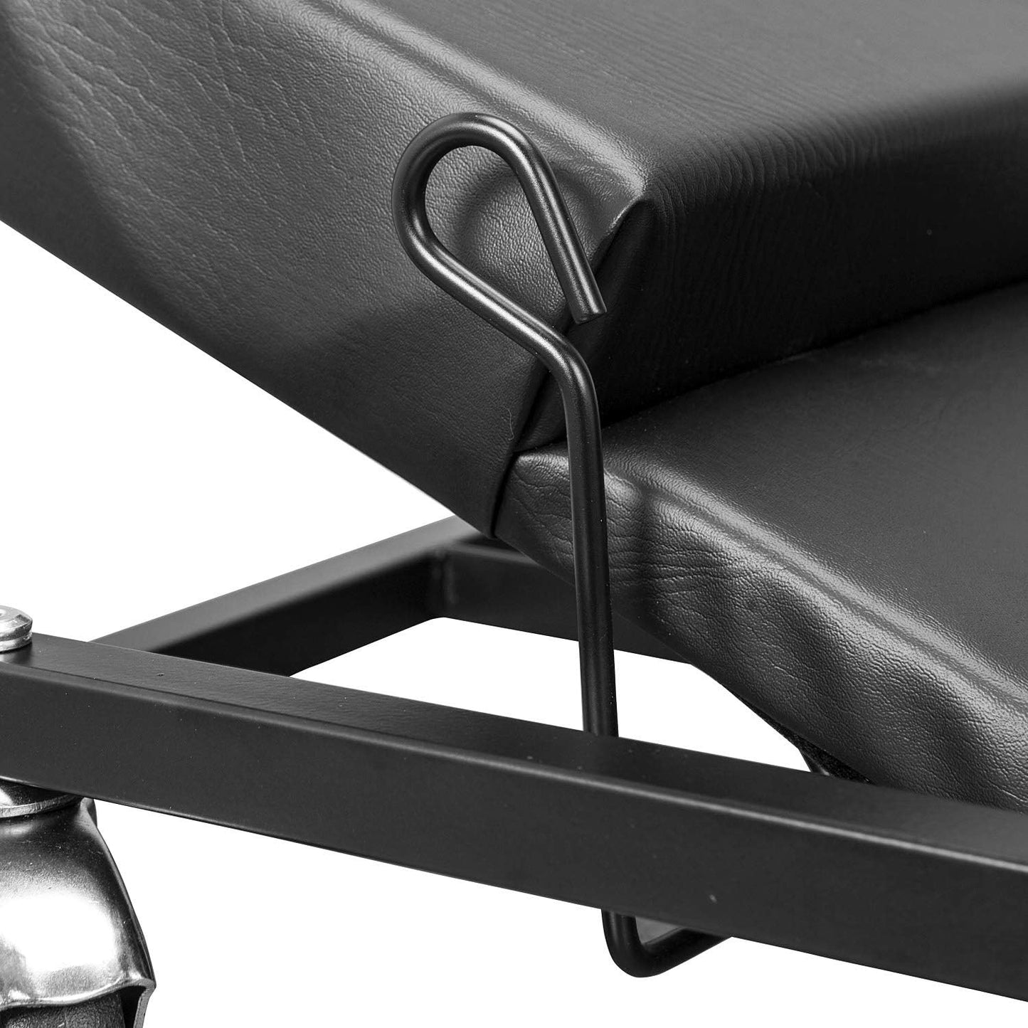 Torin ATR6452B Rolling Garage/Shop Creeper: 40" Padded Mechanic Cart with Adjustable Headrest and 6 Casters, Black