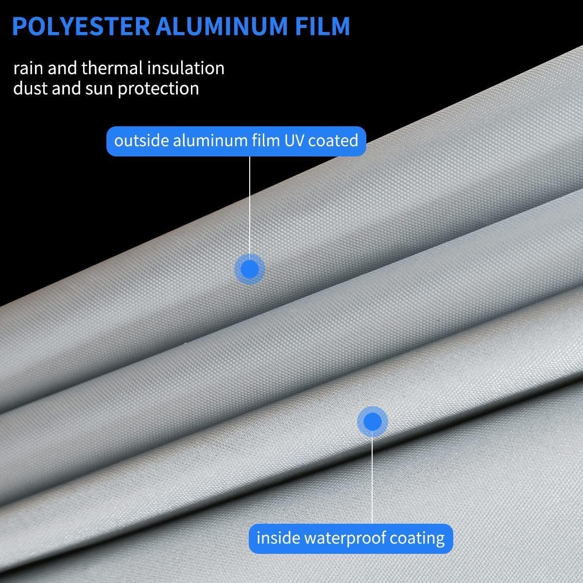 Tecoom Car Cover Fit for Mazda MX-5, Alpine A110, Audi TT Coupe, Toyota GR86, Subaru BRZ, Nissan 370Z, Porsche 718, BMW Z4 etc (167-172 Inches Length Coupe/Convertible/Sport Car)