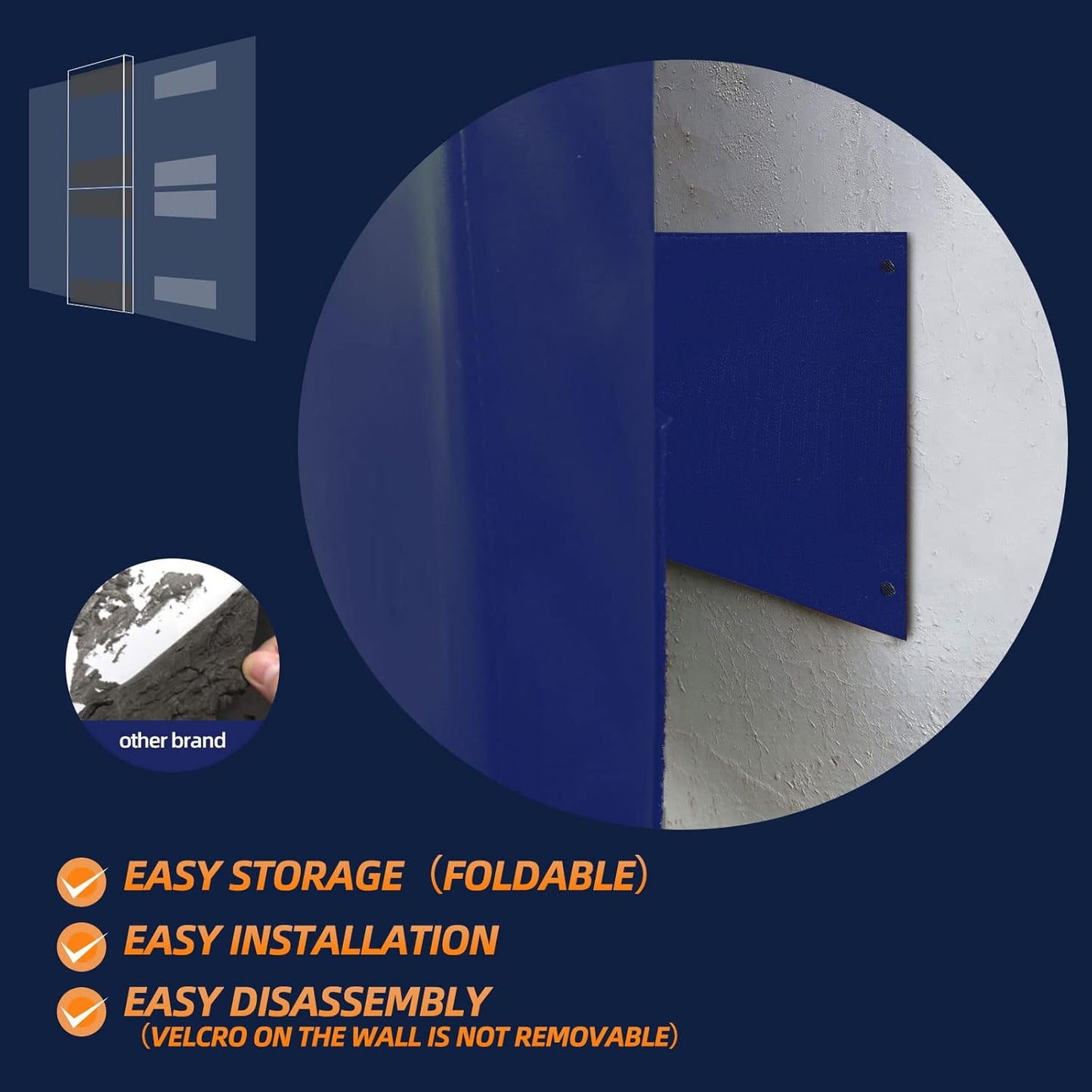 PROGOAL 2"/4" Thick Foam Protection Wall Pad，Gym Basketball-Court Protectors，Durable Waterproof Padding for Wall-Mounted Basketball Hoops(60" L x 20" W)…