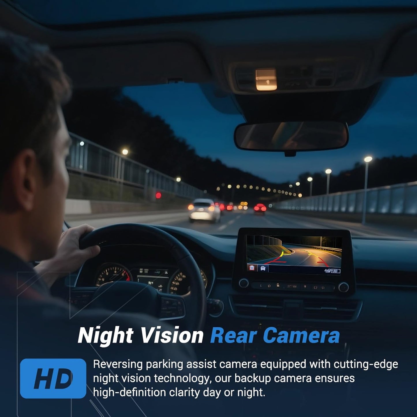 Rear View Backup Camera Compatible with Dodge Journey 2011-2020 Park Assist Camera Replaces# 56054158AB 56054158AC 56054158AD 56054158AE 56054158AF