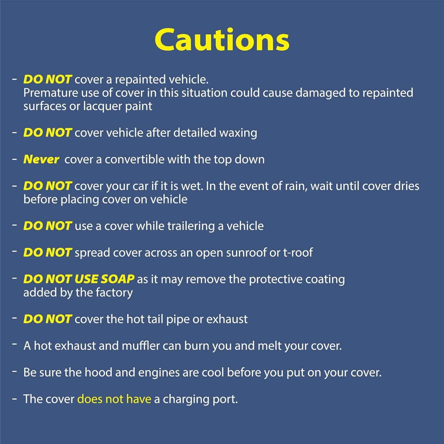 5 Layer Car Cover for Cadillac STS 2005-2011 Sedan 4-Door Semi Custom Fit Scratch Protection Windproof Snow-Proof Dust-Proof Full Coverage