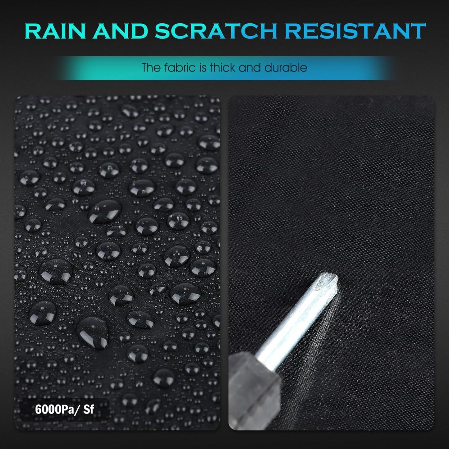 Car Cover Waterproof All Weather for Automobiles Full Exterior Covers Outdoor Rain Sun UV Protection w/Zipper, Size A2 Universal Fit for Honda Civic, Toyota Corolla, Hyundai Elantra,etc(178-186 inch)