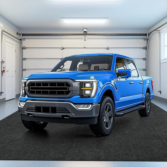 TUFFIOM 22' x 8' Oil Spill Mat with Tape,Garage Floor Mat for Under Car,Oil Absorbent Mat for Garage Waterproof,Oil Drip Change Parking Mat for Driveway,Reusable,Washable