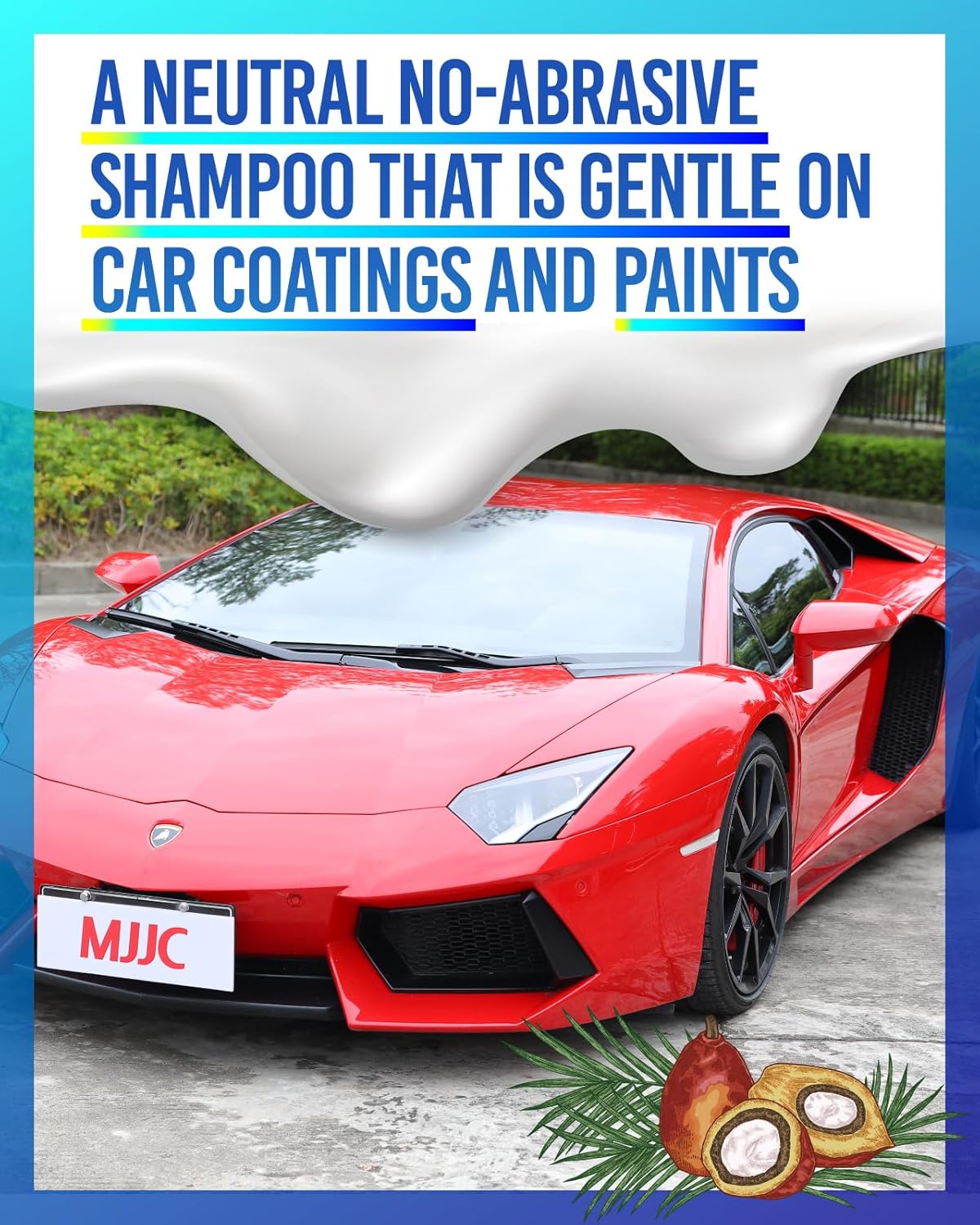 MJJC Foam Ultimate Snow Foam Car Wash Soap Specialized Car Shampoo for Foam Cannon and Pressure Washer, Safe for Cars (pH Neutral, 10x Concentrated) lime mint scent (64 oz)