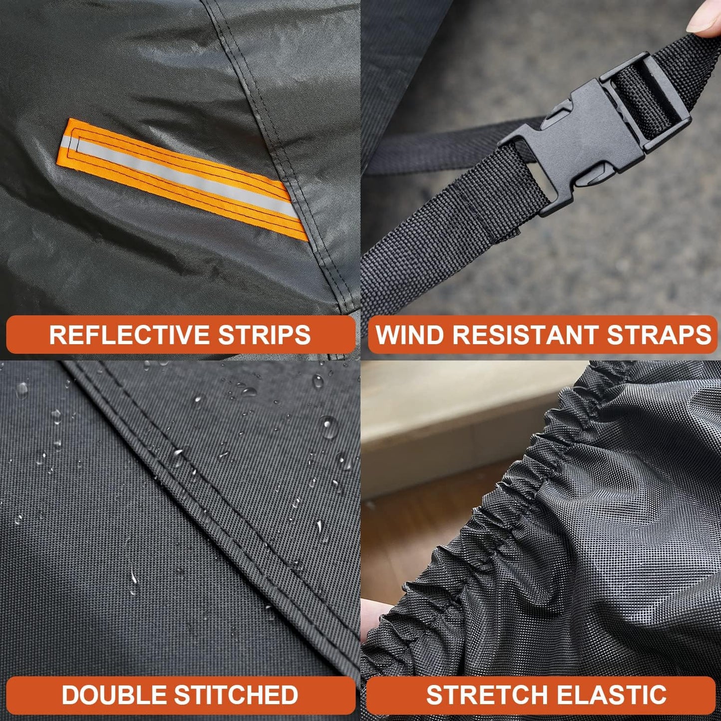 Kayme 7 Layers Truck Cover Fit Ford Ranger (2019-2025) Super Cab/Crew Cab Bed, Waterproof All Weather, Heavy Duty Outdoor Pickup Truck Cover Sun UV Rain Protection.