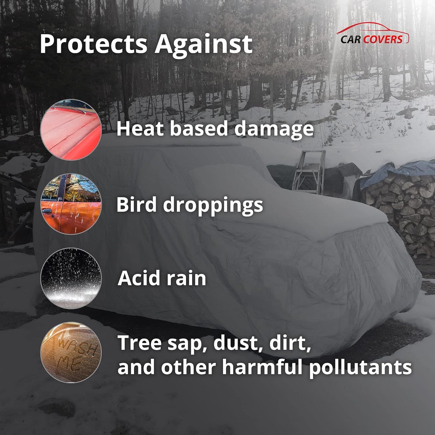 Car Covers Weatherproof Max Car Cover & Warranty Compatible with Porsche 2018-2024 911 Carrera Convertible,Coupe – Outdoor Cover Theft Cable Lock Car Accessories Better Than Waterproof