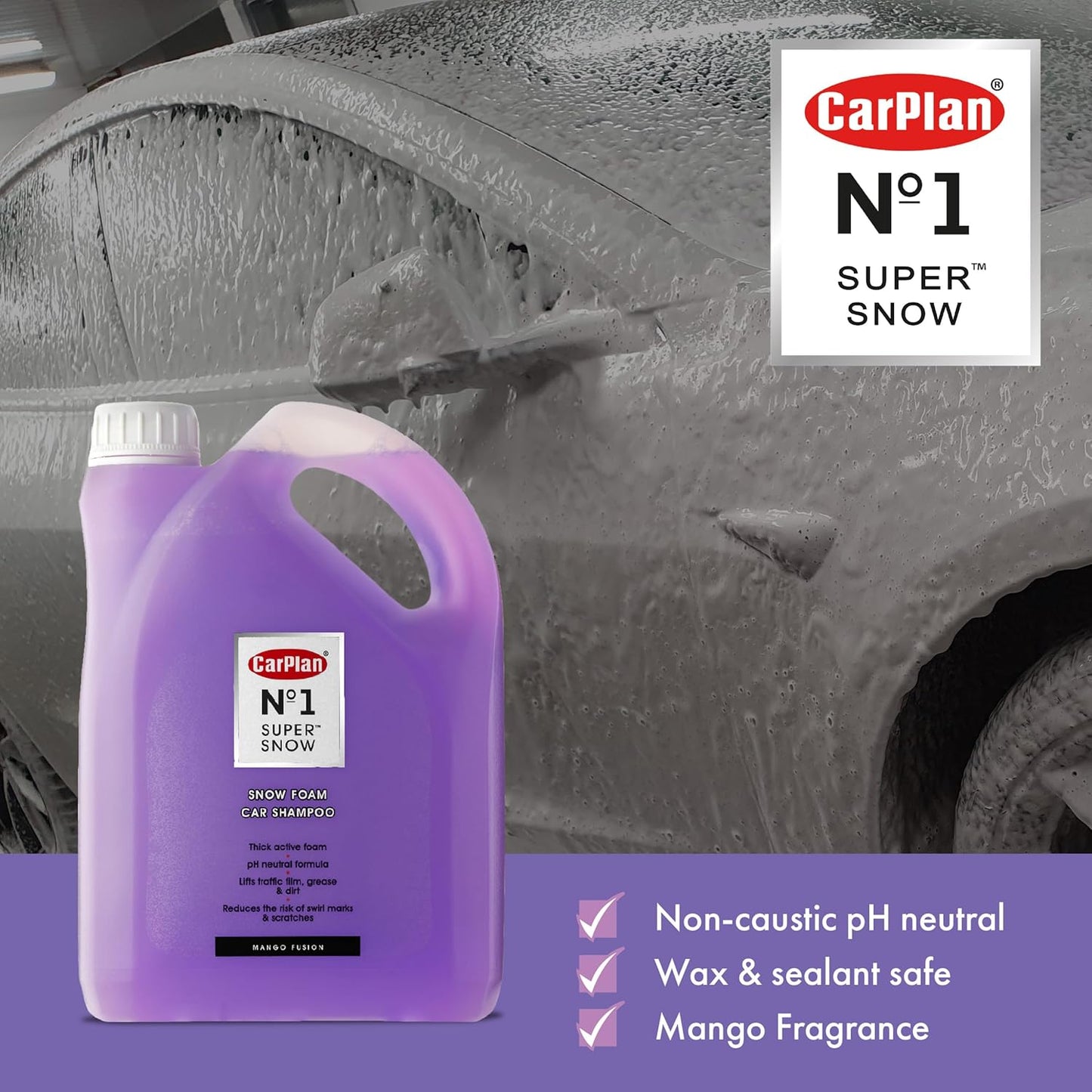 No.1 Super Snow Car Shampoo, 69 Fl Oz