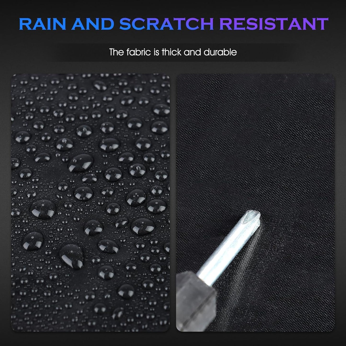 Car Cover Custom Fit for Honda Accord 2001-2025,Toyota Camry 1996-2025,6 Layers Truck Cover Waterproof All Weather for Automobiles,Outdoor Full Exterior Cover,Rain, Sun, Wind Protection,Black