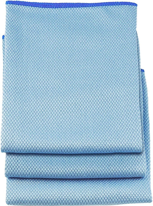 Unger Professional 18” x 18” Large Professional-Grade Microfiber Cloth Towels, 3 Pack, Multi-Purpose Wet and Dry Cleaning Cloths for Kitchen, Bath, Auto, Appliances, Car Supplies