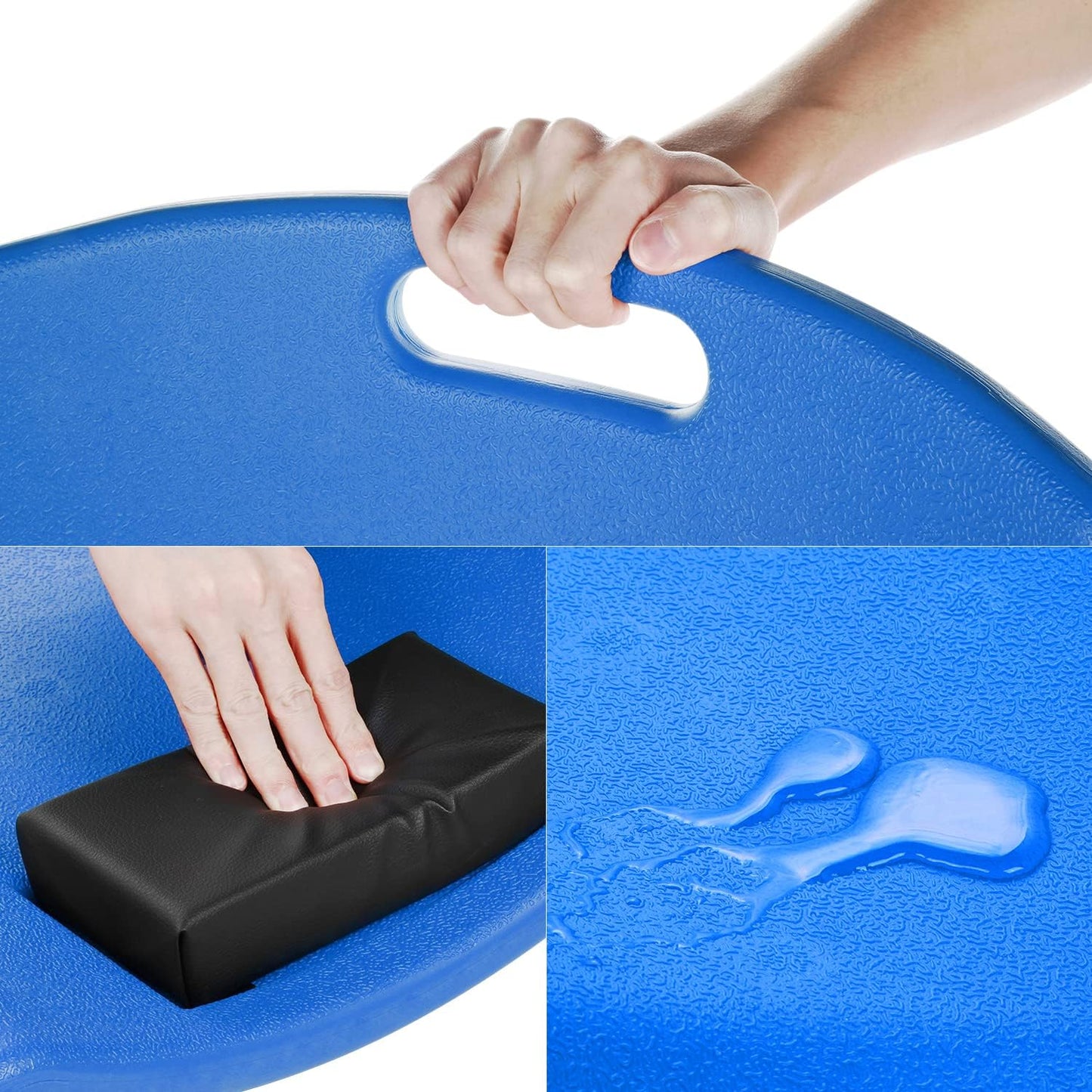 DNA MOTORING TOOLS-00239 48 Inches Heavy-Duty Low-Profile Roller Automotive Creeper with Padded Headrest, Blue