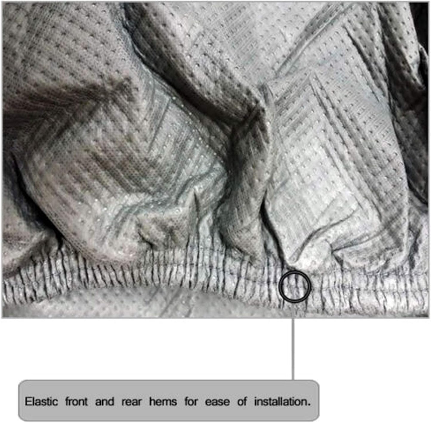 5 Layer Car Cover for Cadillac Series 61 1949-1951, Semi Custom Fit Full Coverage Pollution, Dust, Sun, Snow, Rain, Hail All Weather Protection, Breathable