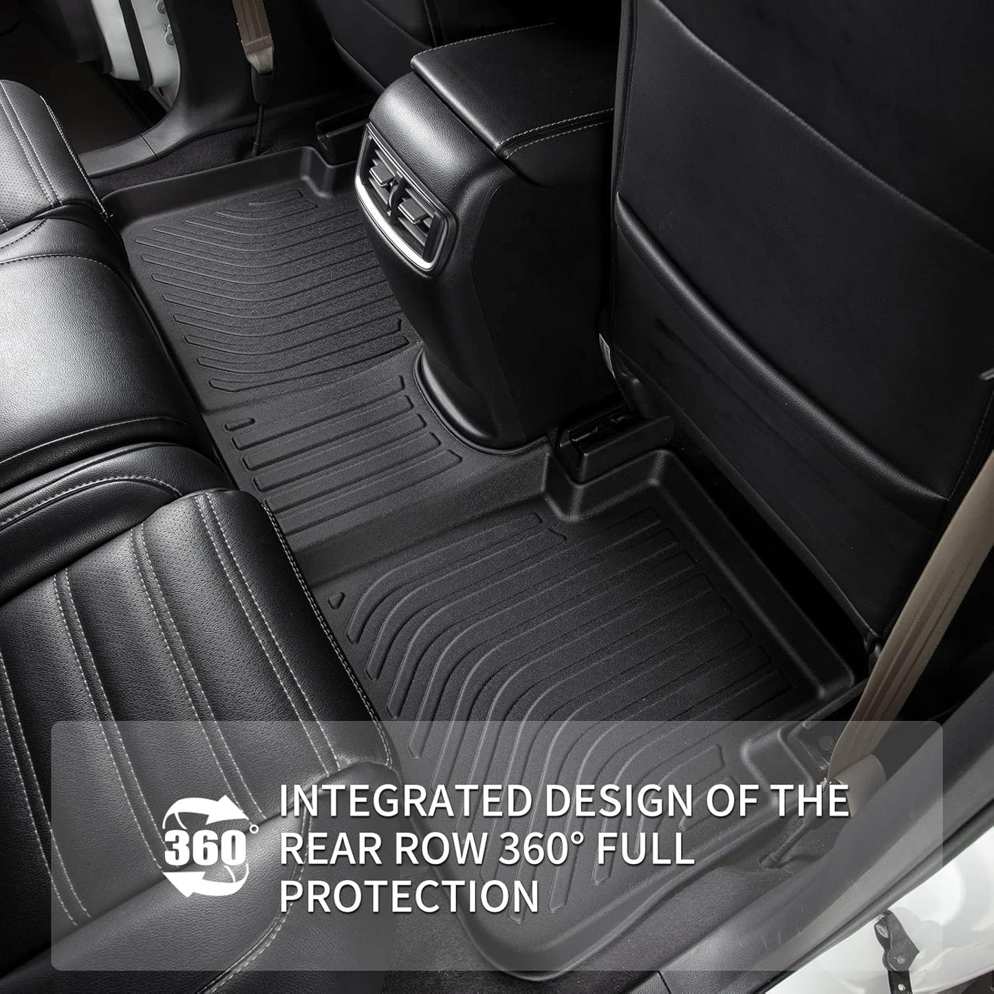 KELCSEECS Floor Mats & Cargo Liner Custom for Audi Q3 2025 2024 2023 2022 2021 2020 2019 Car Mats Automotive Cargo Mat Floor Liners Trunk Mat Q3 All Weather Floor Mats Trunk Liner Black