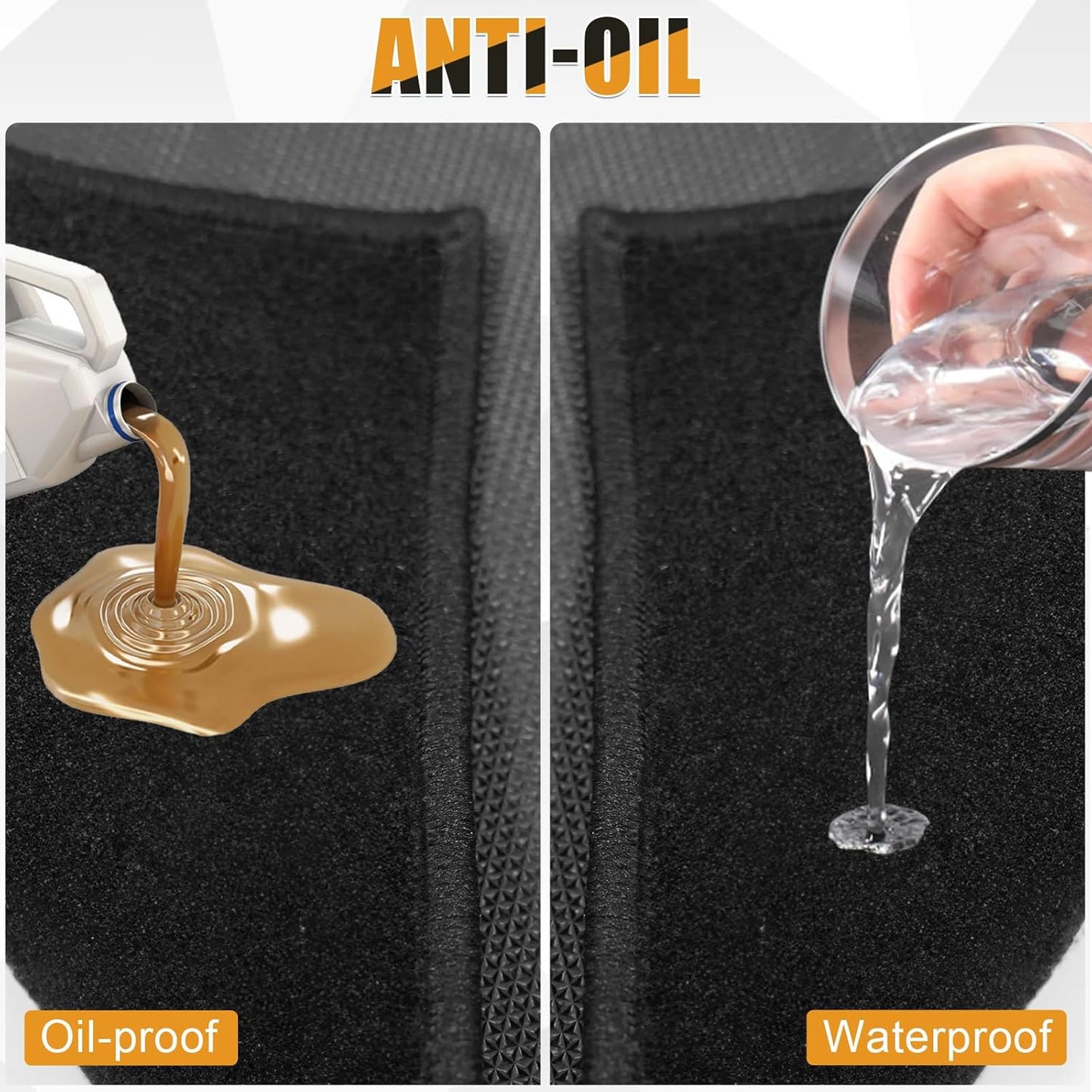 31x98IN Motorcycle Mat Compatible with Indian, Harley, Honda, Yamaha, BMW, Ducati, Suzuki, Kawasaki, Garage Floor Mat, Oil Absorbent Pad, TPR Backing Layer, Anti-Slip Washable Parking Mats