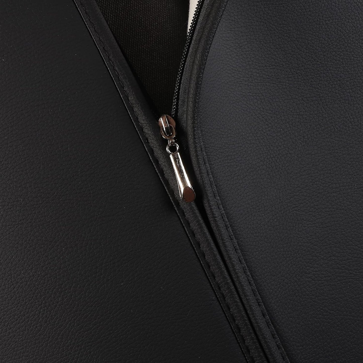 JOJOBAY Car Seat Covers for Dodge Ram,Fit 2009-2025 1500/2500/3500 HD Pick-up Truck,Crew,Regular,Quad,Mega Cab,Waterproof Synthetic Leather Seat Covers (Rear Seat Cover,BlackRed)