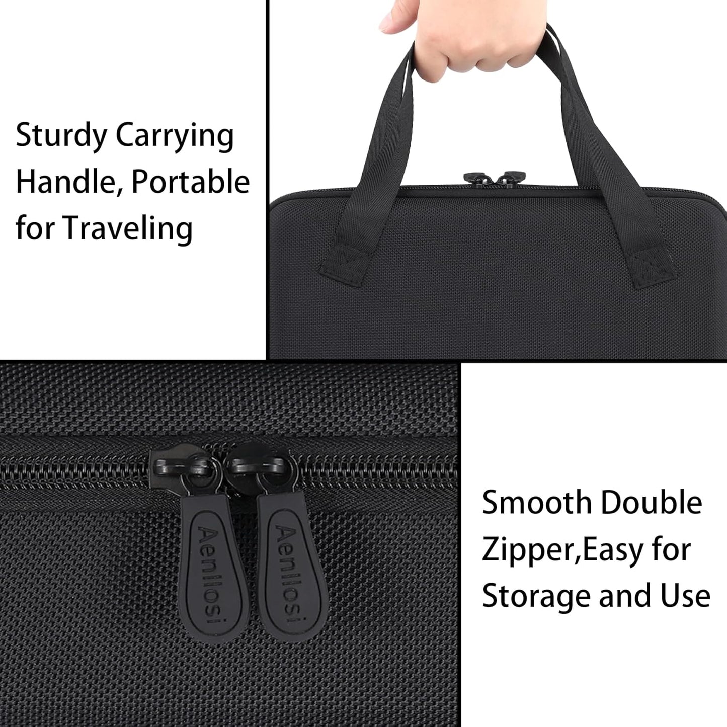 Replacement for HULKMAN Alpha100 Jump Starter Hard Carrying Case by Aenllosi(Case Only)